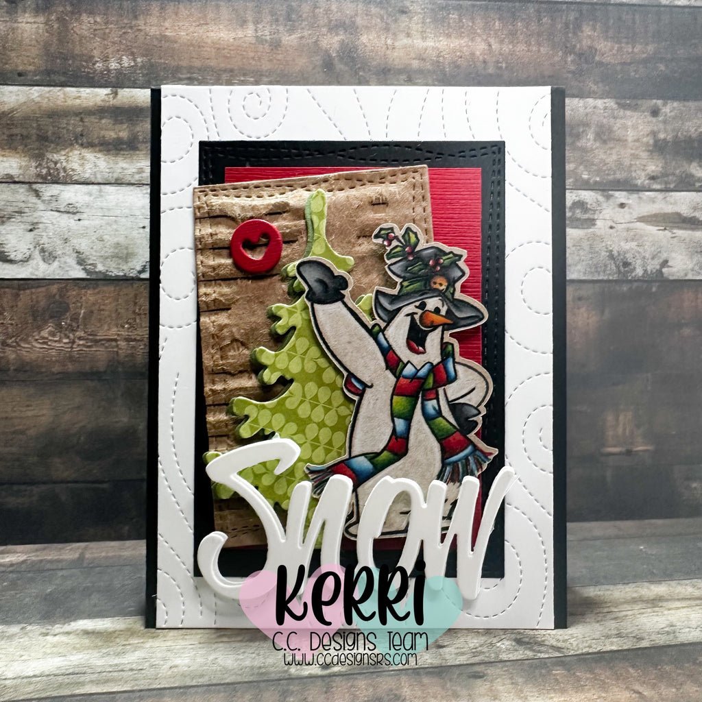 Winter Snow Christmas Card