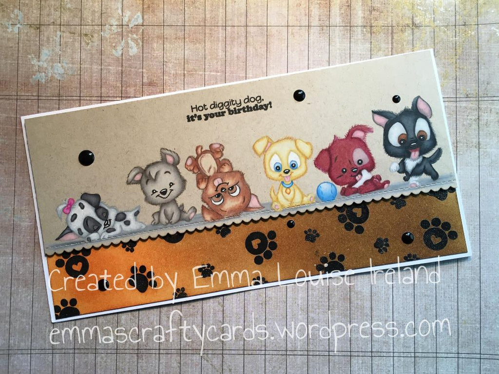 Guest Designer Emma Louise Ireland with Puppy Power!