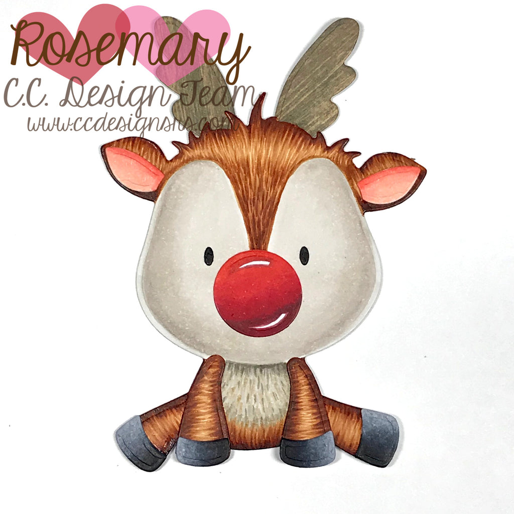 Make A Reindeer Die Coloring Tutorial