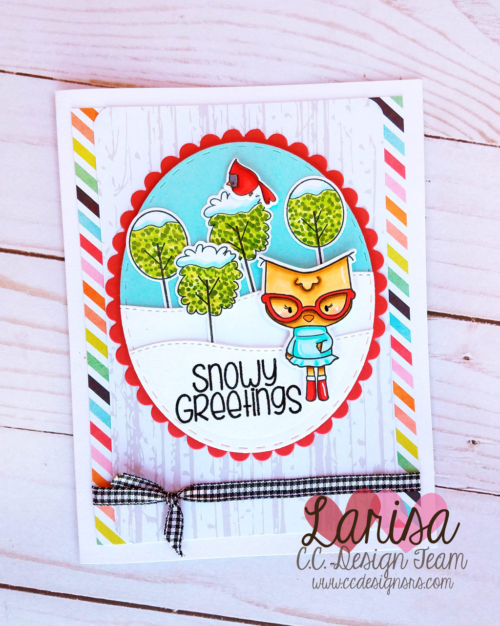 Coffee & Cookie Winter Card