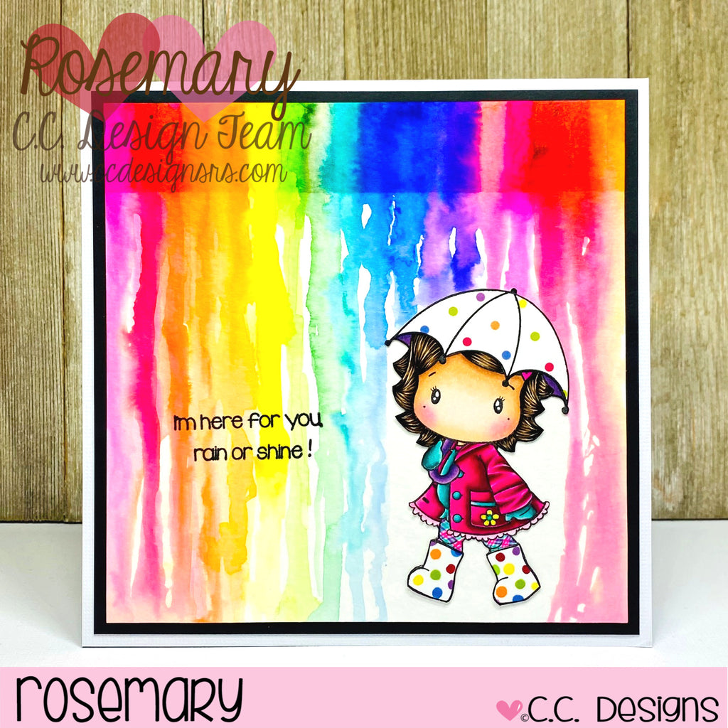 Watercolor Rain Background Tutorial