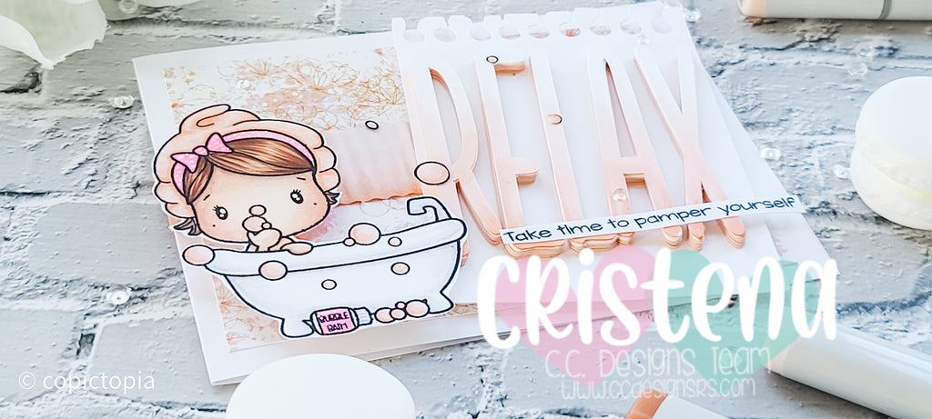 Relax with Bubble Bath Swissie