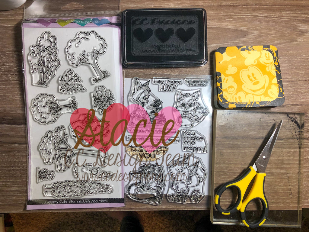 How to create a stamped scene