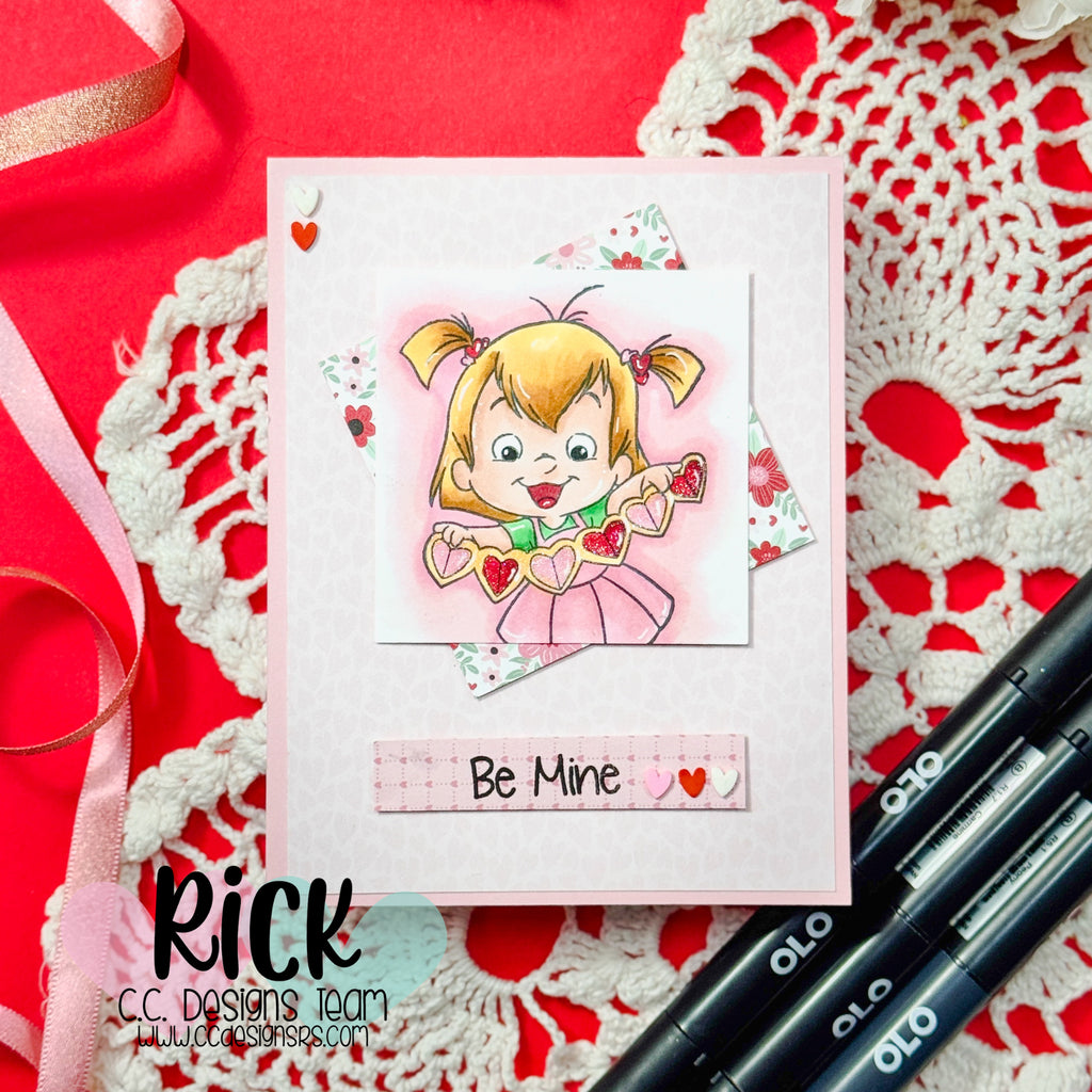 Super Easy Be Mine Valentine's Day Card