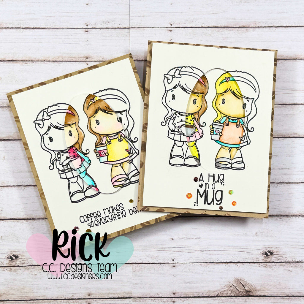 Sweet & Simple Spotlight Stamping with the Coffee & Latte Swissies