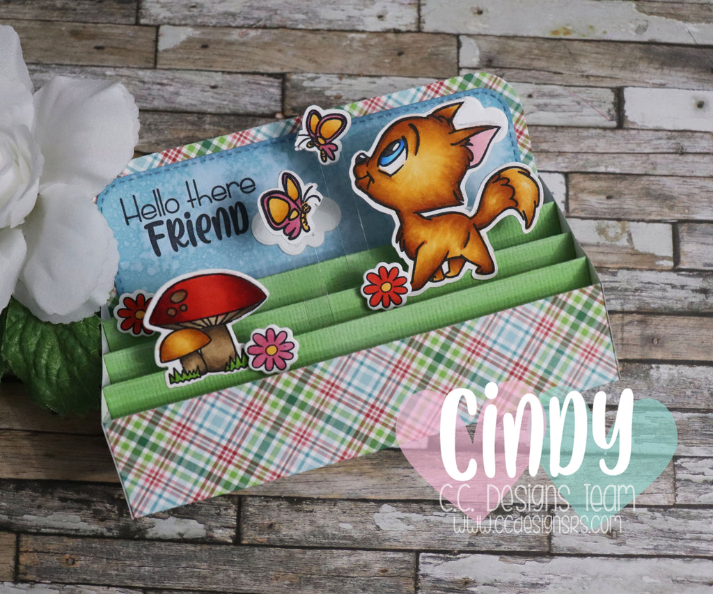 Hello There Friend box card!!!