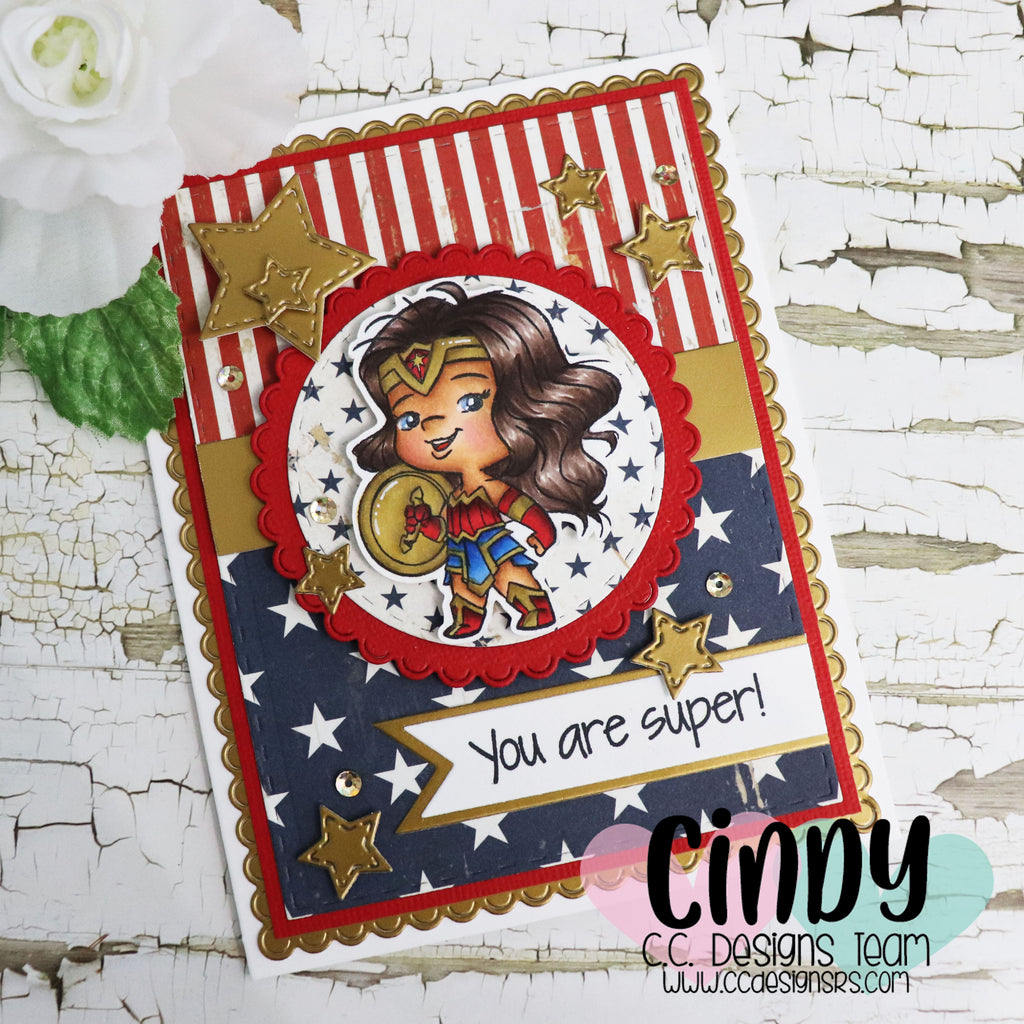 You are SUPER!!! Wonder Woman card