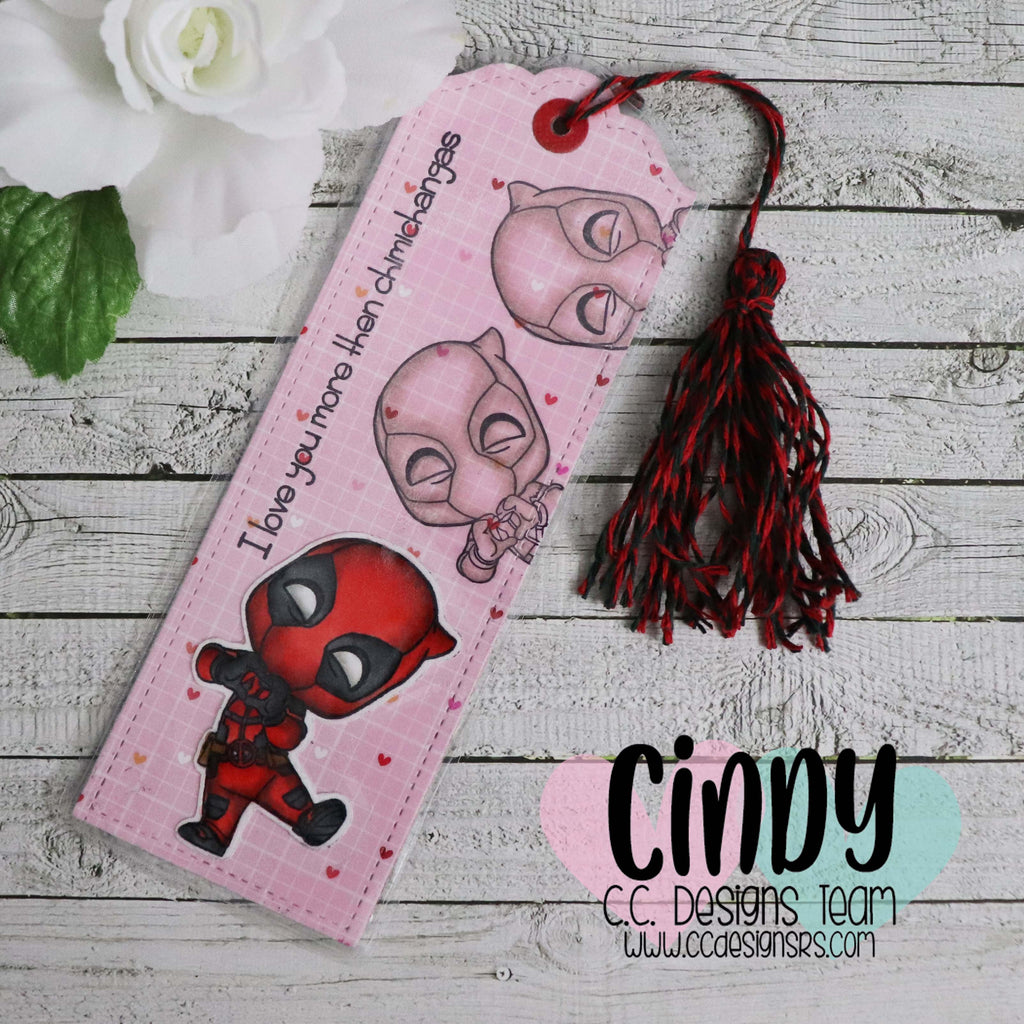 Superheroes bookmark!!!