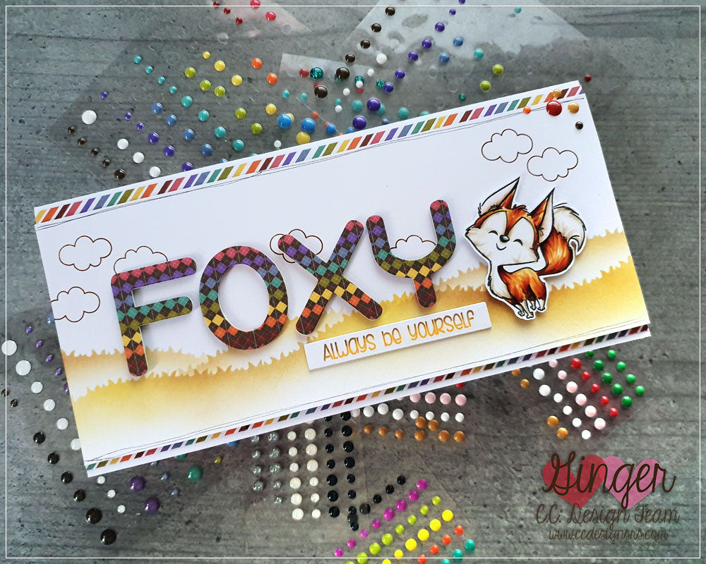 Background with stencil