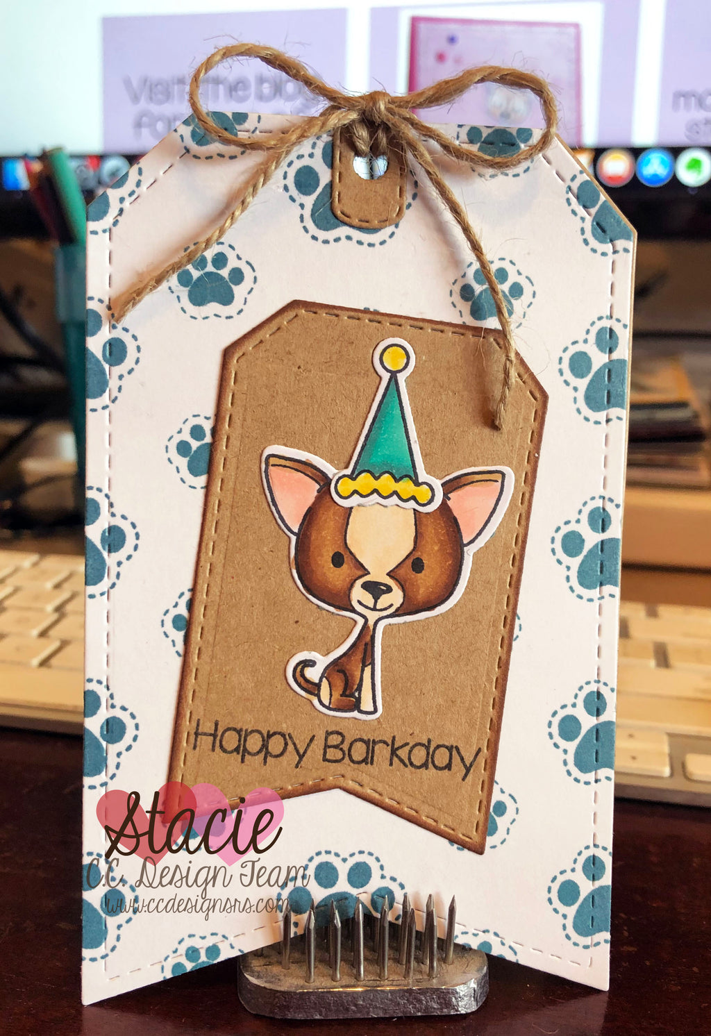 Barky Stamp Set- Happy Barkday!