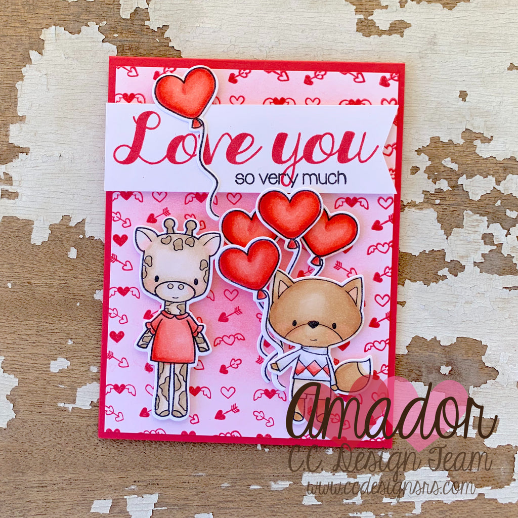 Valentine Animals Card