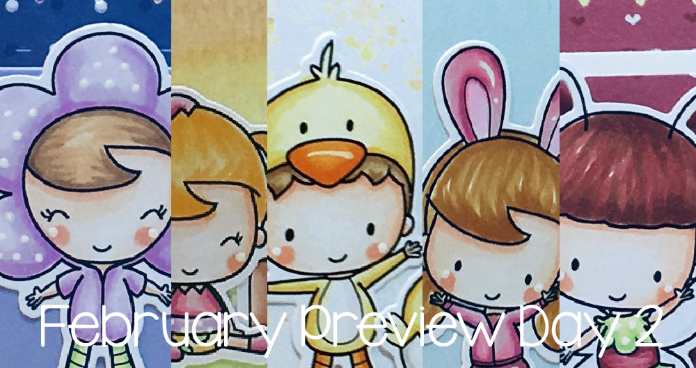 February Preview Day 2: Spring Things and Clouds & Grass Die