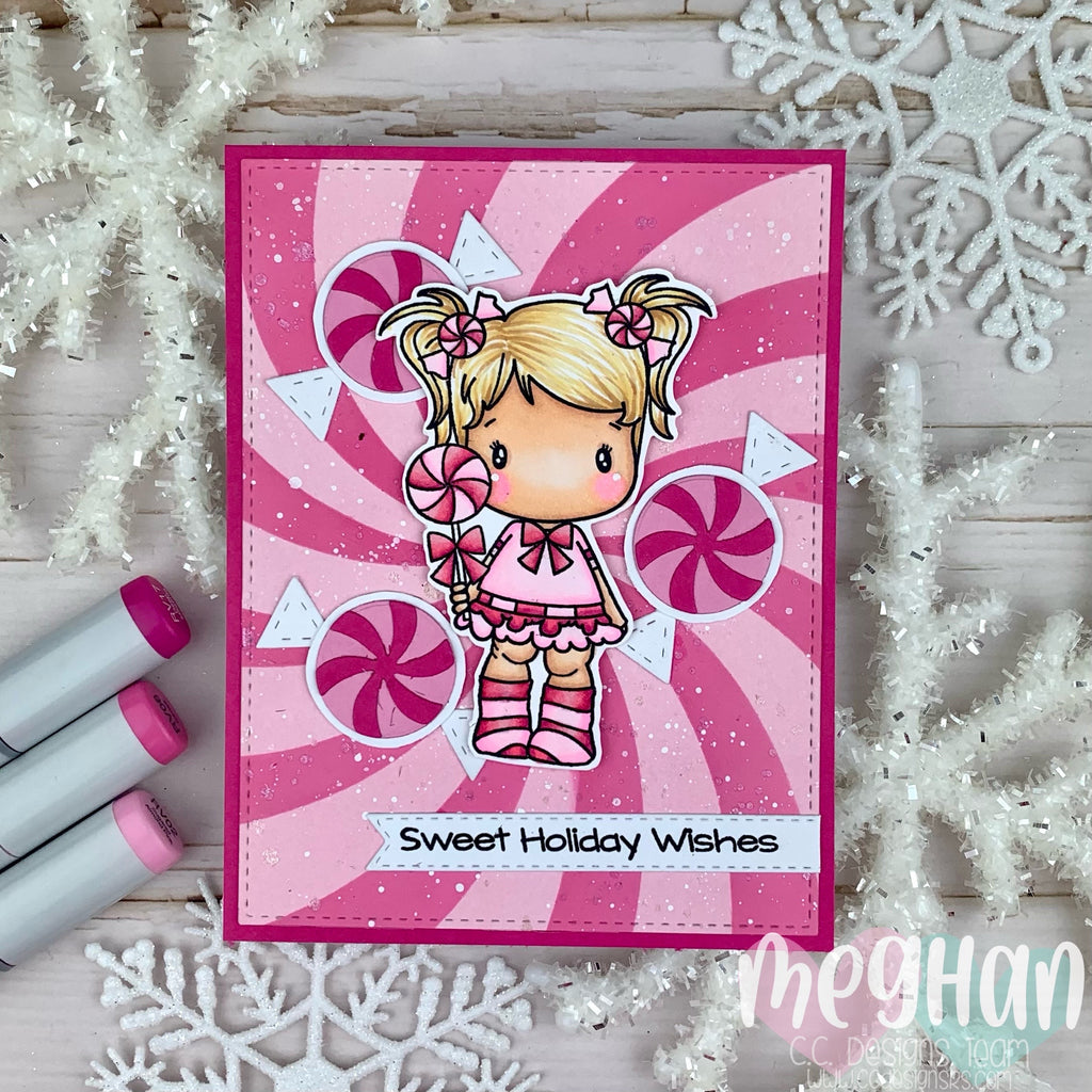 Christmas Swiss Pixie Peppermint Cutie