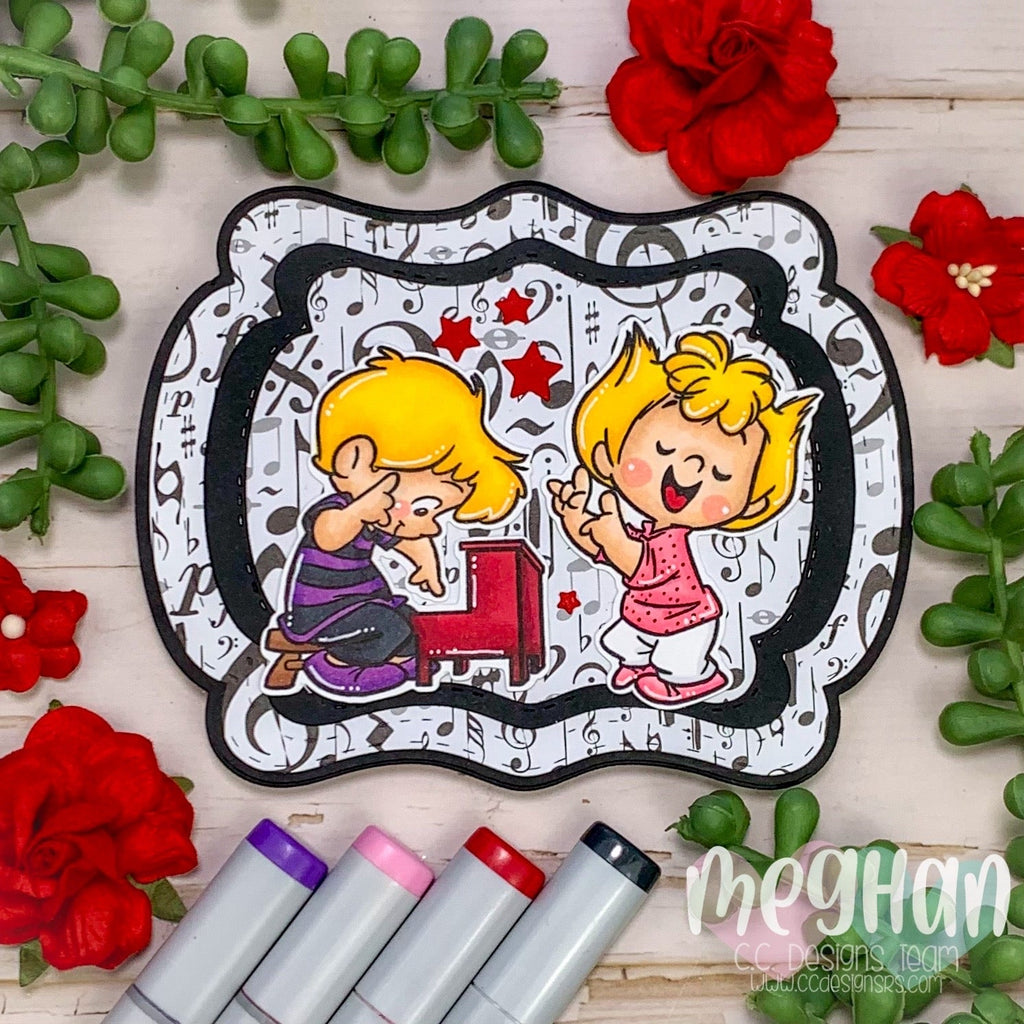 C.C Designs May Facebook Challenge: Anything Goes- Optional Twist Shaped Cards & April's Winners