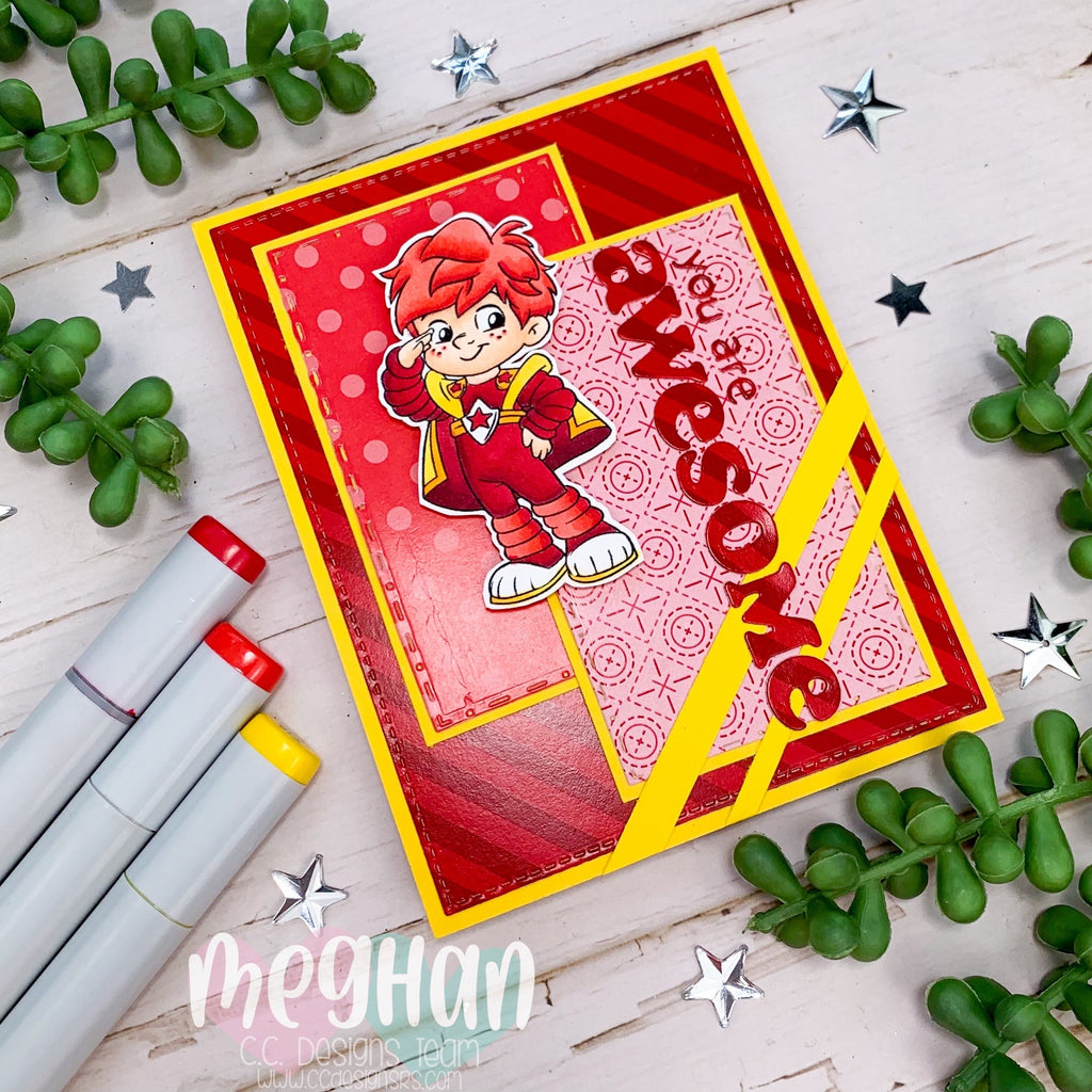 C.C Designs July Facebook Challenge: Anything Goes Optional Twist RWB & June's Winners