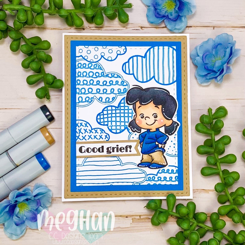 C.C Designs April Facebook Challenge: Anything Goes Optional Twist Make Your Own Sky & March Winners