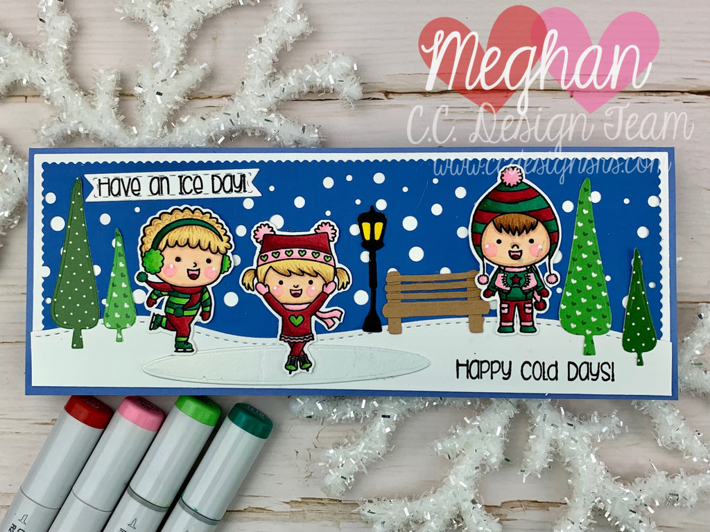 January Facebook Challenge: Slimline Cards & December's Winners