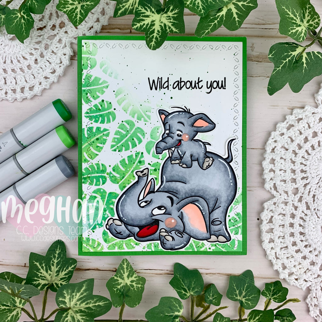 C.C Designs June Facebook Challenge Anything Goes Optional Twist Stenciling & May Winners