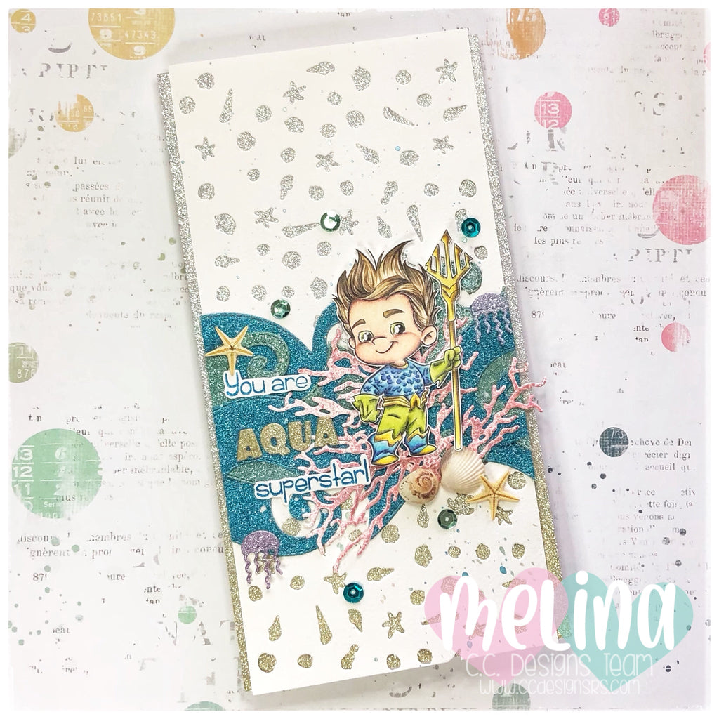 You are an AQUA-Superstar! ⭐️ C.C. Designs June Release
