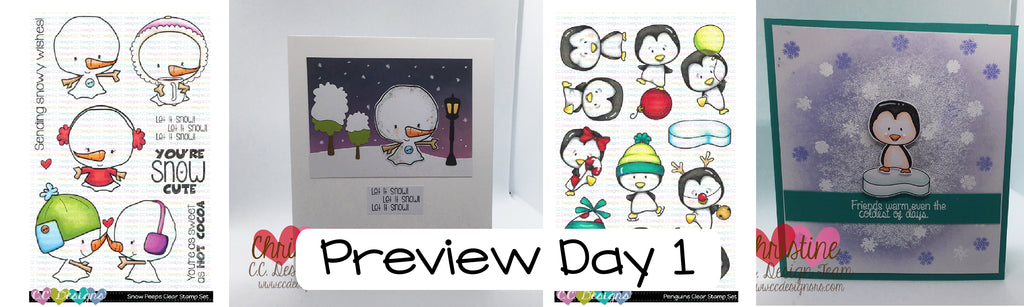 Preview Day 1- Snow Peeps and Penguins