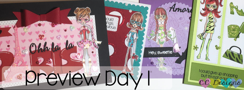 June Preview Day 1: Adell, Bree, Celeste, Coco, background, sentiments and new dies