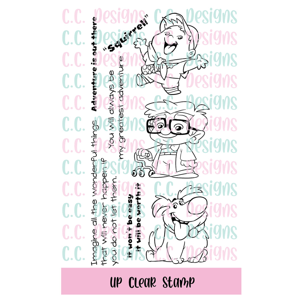 Older Stamp Set Paradise and Up Clear Stamp Set