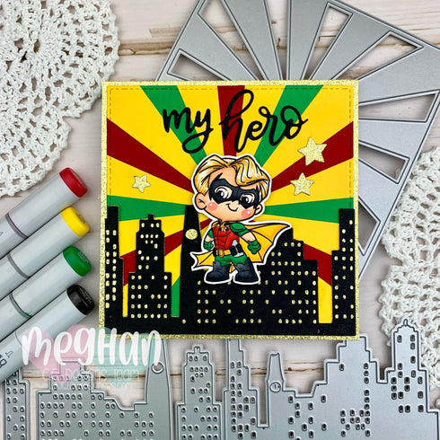 Superhero Clear Stamp Set