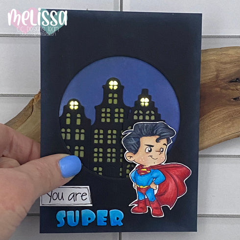 Superhero Clear Stamp Set