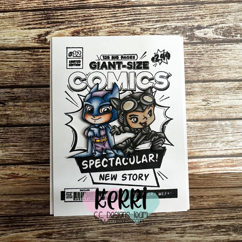 Superhero Clear Stamp Set