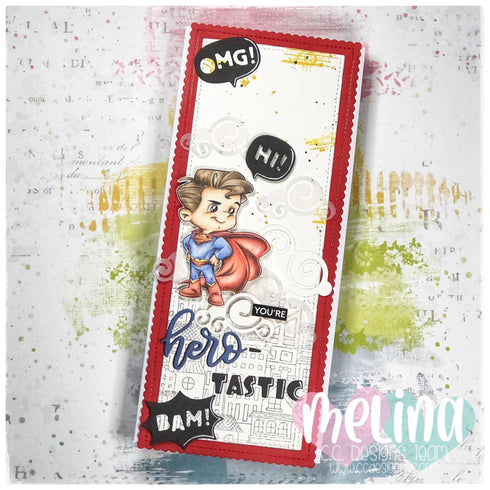 Superhero Clear Stamp Set