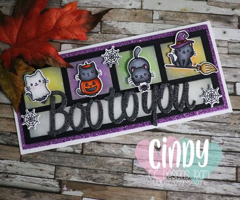 Cat Halloween Clear Stamp Set