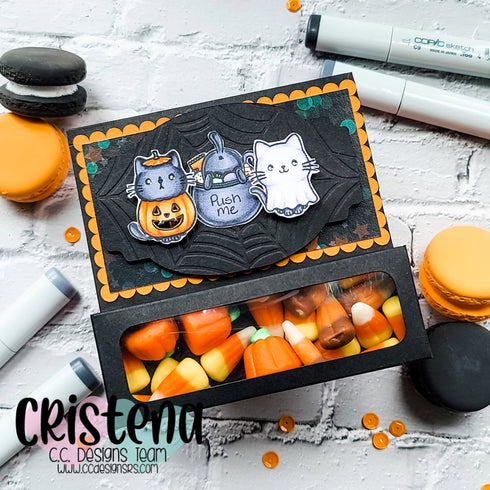 Cat Halloween Clear Stamp Set