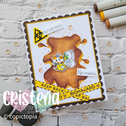 Cat Chores Clear Stamp Set