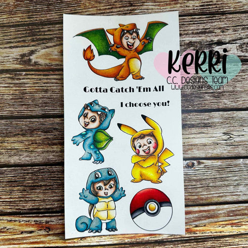Catch Em' Clear Stamp Set