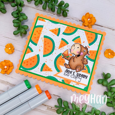 Capybara Clear Stamp Set