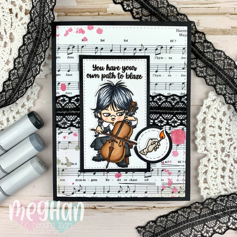 The Girl Clear Stamp Set