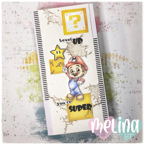 Game Up Clear Stamp Set
