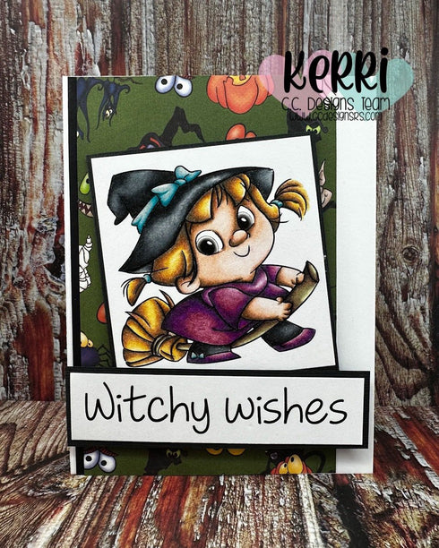 *NEW Chubby Witch Stamp Set