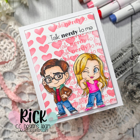 !New Beauty & The Nerd Stamp Set