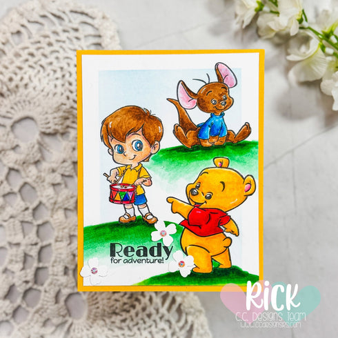 Honey Friends Clear Stamp Set