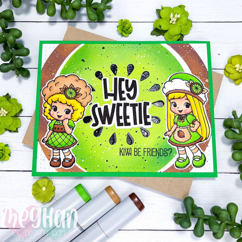 !New Fruity Friends Clear Stamp Set
