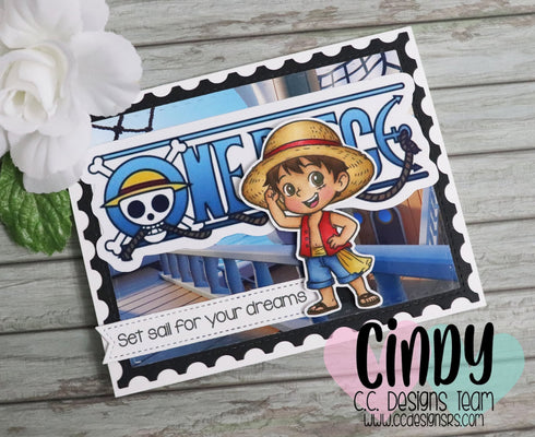 !New One Pirate Clear Stamp Set