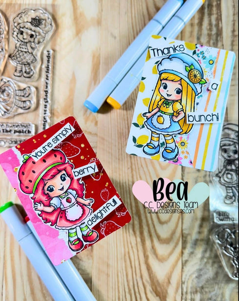 !New Strawberry Delight Clear Stamp Set