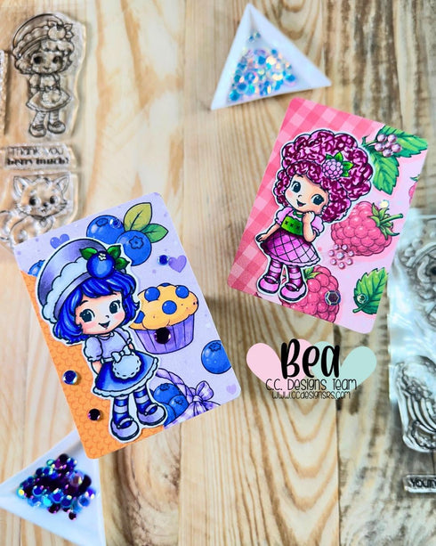 !New Strawberry Delight Clear Stamp Set