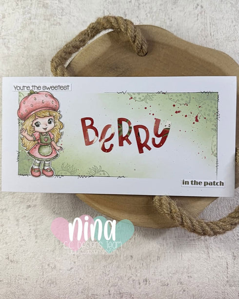 !New Strawberry Delight Clear Stamp Set