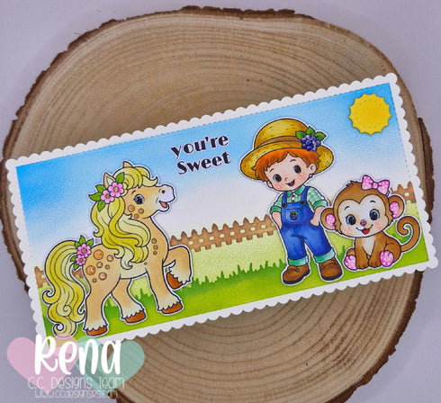 !New Pony Berry Clear Stamp Set