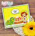 !New Apple Purple Clear Stamp Set