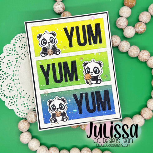Pocket Panda Clear Stamp Set