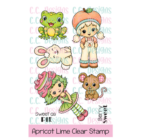 !New Apricot Lime Clear Stamp Set
