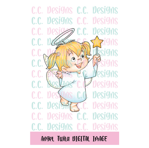 Angel Twila DIGITAL STAMP